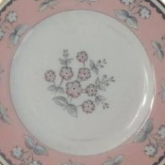 Vintage Wedgwood PIMPERNEL PINK Bone China Bread & Butter Plate - Picture 3 of 3